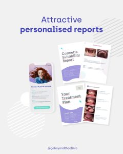 Personalised dental cosmetic reports